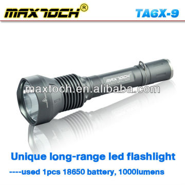 Maxtoch TA6X-9 New Design LED Tactical Flashlight 18650